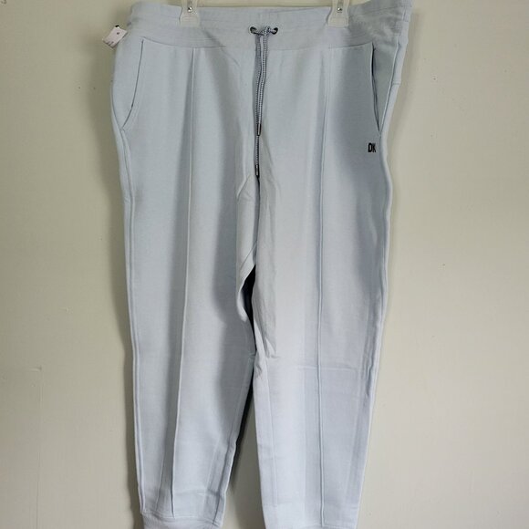 DKNY Light Blue Track Pants - Picture 2 of 8